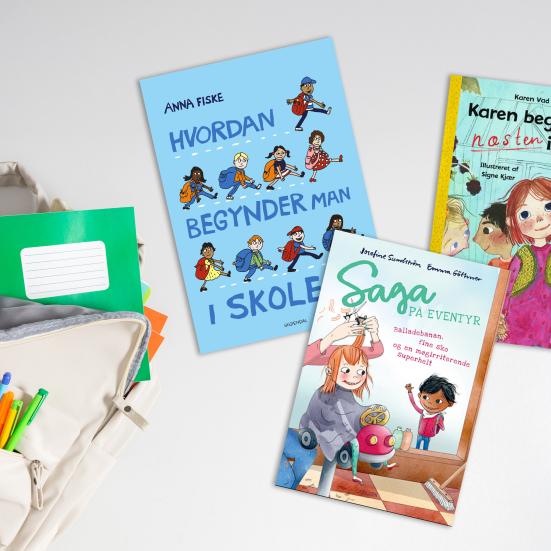 Tre bøger om skolestart